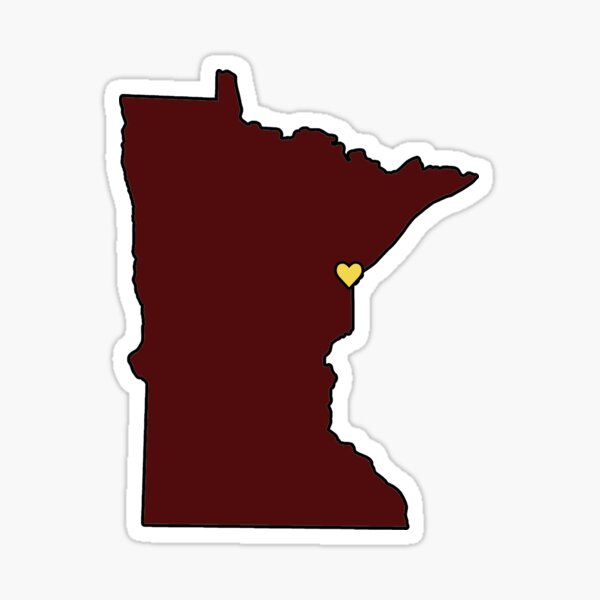 " Duluth, Minnesota (UMD colors)" Sticker for Sale by bagelmiller