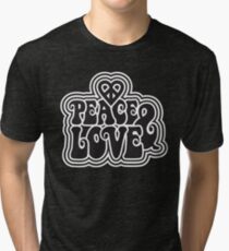 Peace & Love Tri-blend T-Shirt