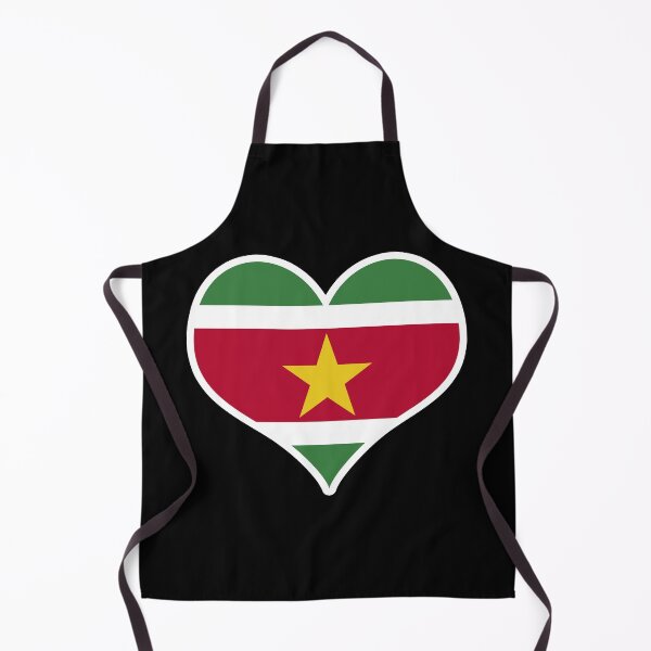 Item preview, Suriname Flag Heart designed and sold by PKHalford.