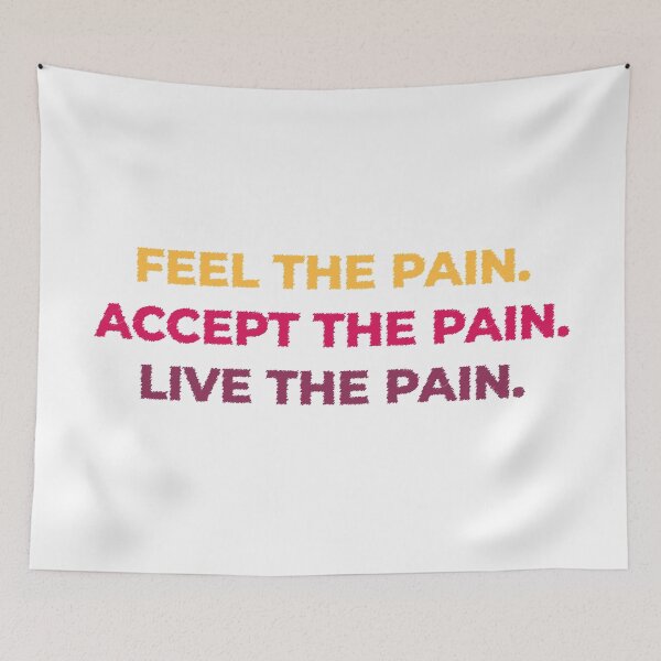Item preview, Feel the pain. designed and sold by Graphicore.