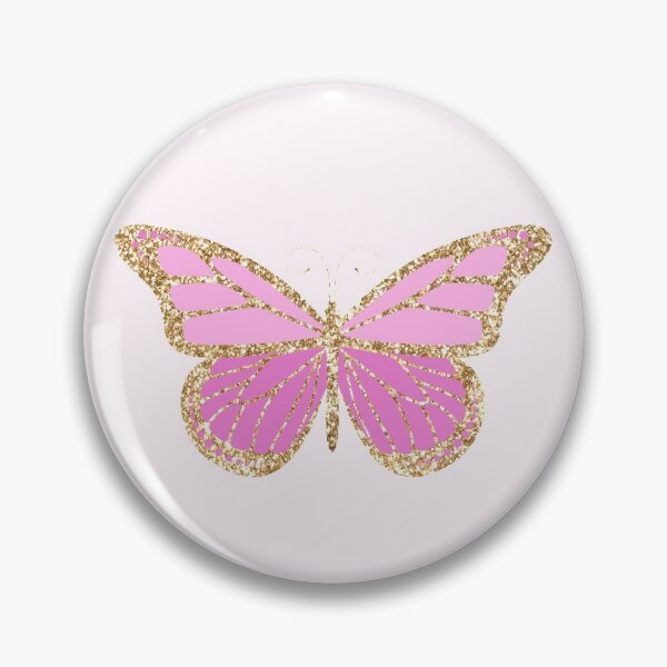 Item preview, Butterfly Pink Gold Glitter Sparkles designed and sold by Simplyy  Unique.