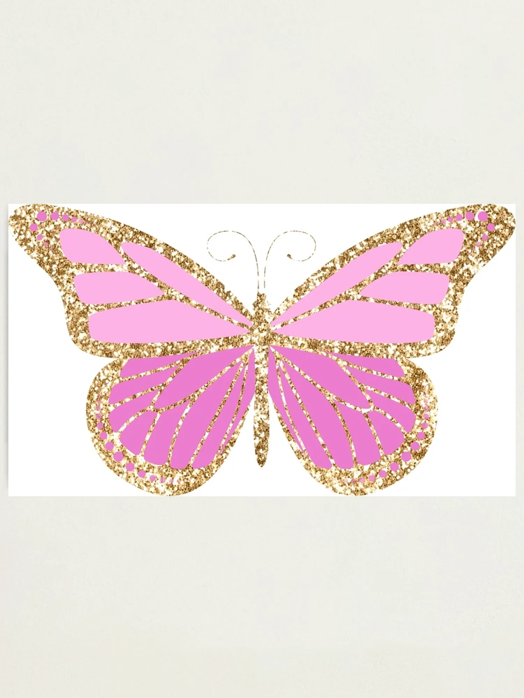 Pink Butterfly Chunky Glitter - Paris