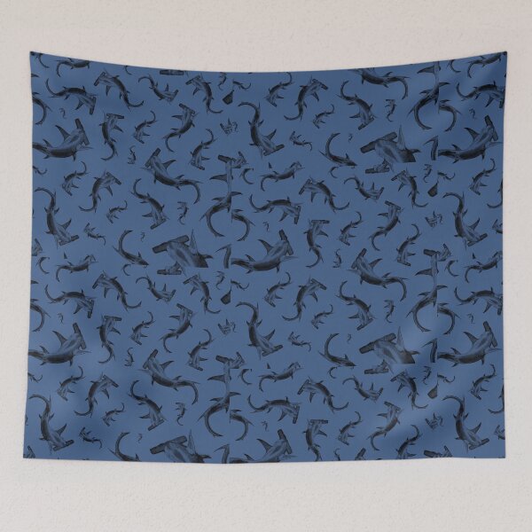 Item preview, Shark Pattern (multiple colors!) designed and sold by maxy1227.
