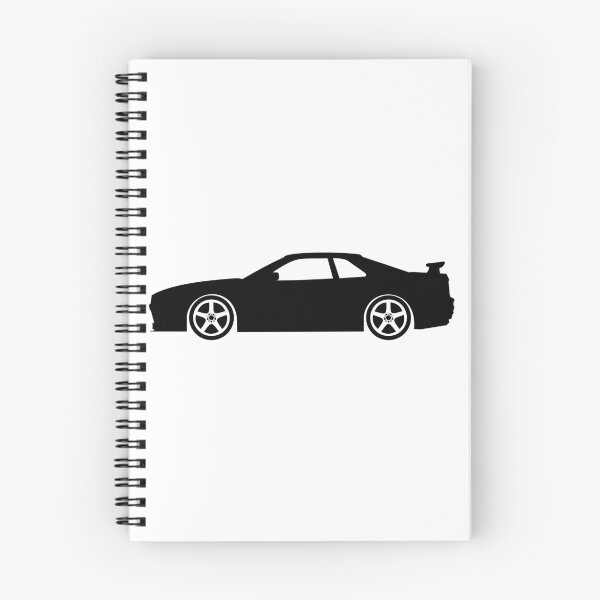 Item preview, Nissan Skyline R34 Silhouette Car Black JDM designed and sold by sticker-vault.