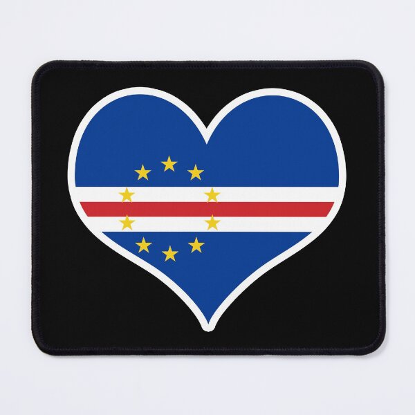 Item preview, Cape Verde Flag Heart designed and sold by PKHalford.