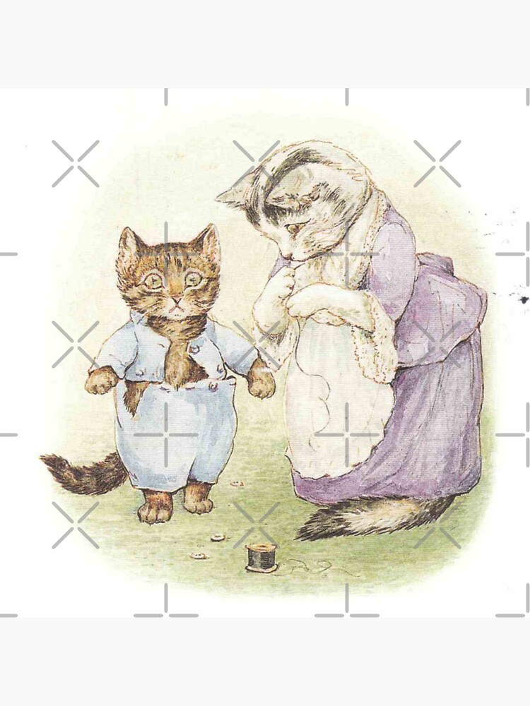 "Beatrix Potter Tom Kitten Illustration " Sticker for Sale by