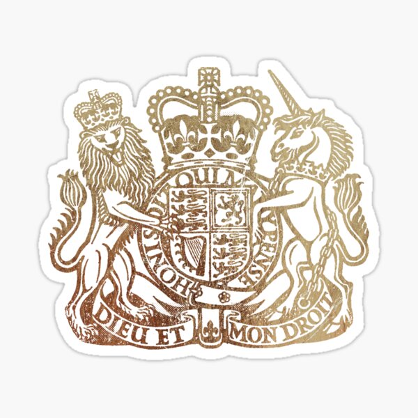 Coat of Arms - Great Britain Sticker