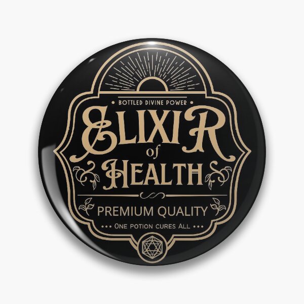 Item preview, Elixir of Health: Gold Version designed and sold by Milmino.