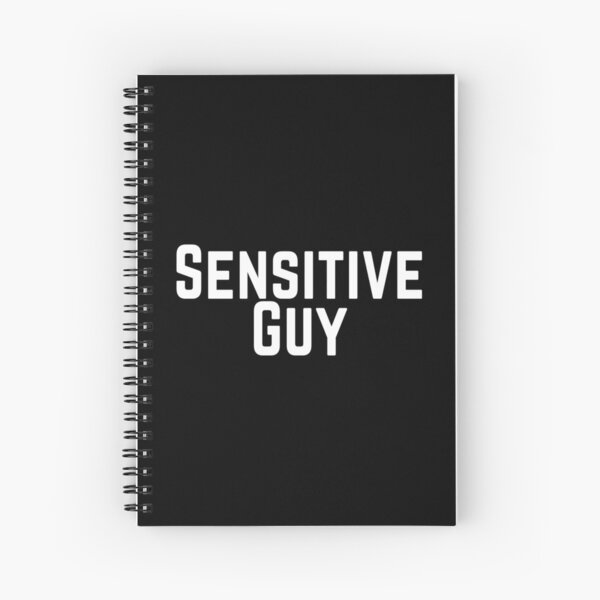 Item preview, Sensitive Guy Tactful Careful Thoughtful Compassionate Understanding Empathetic Feeling Insightful Typographic Slogans Lines Man’s & Woman’s designed and sold by Wanneer T-shirts Praten.