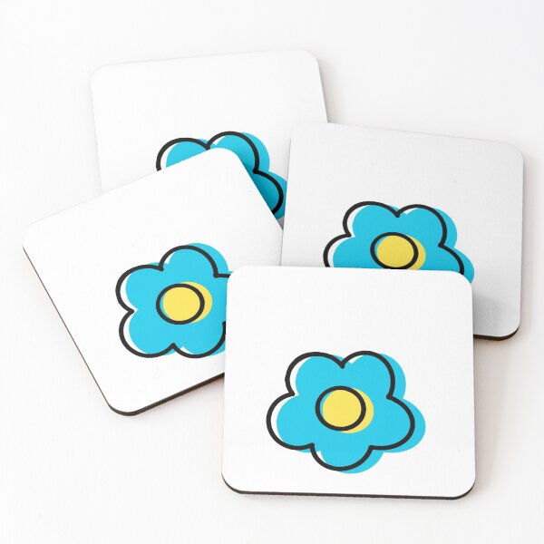 Item preview, 5-petal 3D flower bright blue designed and sold by ameliab11.