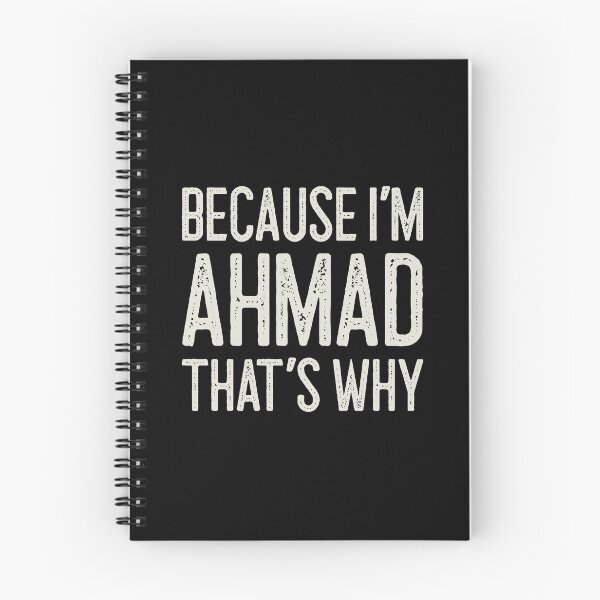 Item preview, Because I’m Ahmad That’s Why Funny Personalized Name designed and sold by MariosNydras.