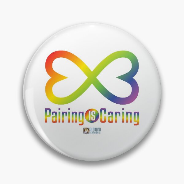 Item preview, Pairing is Caring designed and sold by thebeardedone.