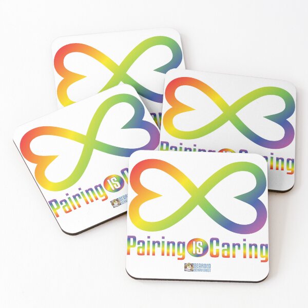 Item preview, Pairing is Caring designed and sold by thebeardedone.