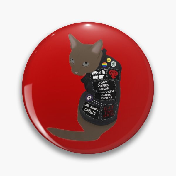 Item preview, battle jacket cat designed and sold by moon k.