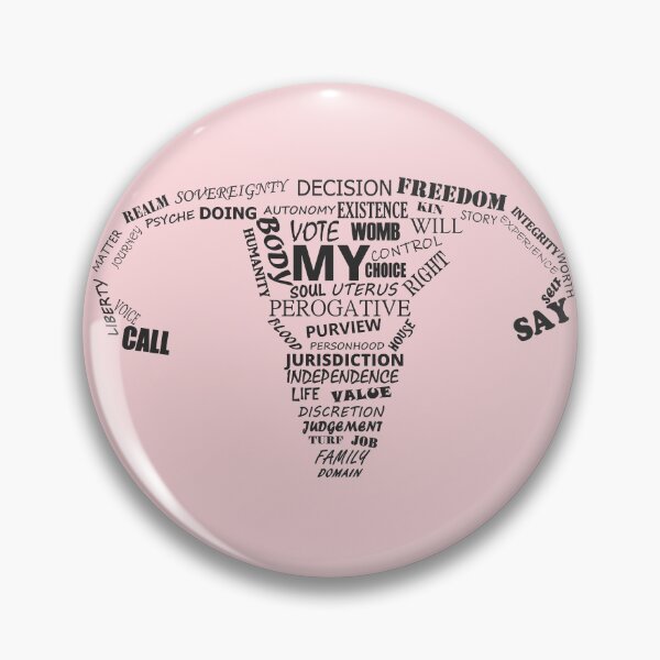 Item preview, My Body, My Uterus, My Choice In Pink designed and sold by BethNKateCreate.