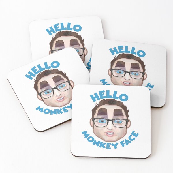 Item preview, Ramy Hello Monkey Face designed and sold by LeviDrop.