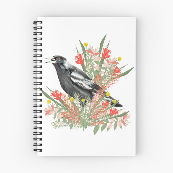 Item preview, Magpie in the garden  designed and sold by Nat Herington.