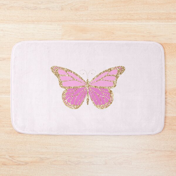 Item preview, Butterfly Pink Gold Glitter Sparkles designed and sold by Simplyy  Unique.
