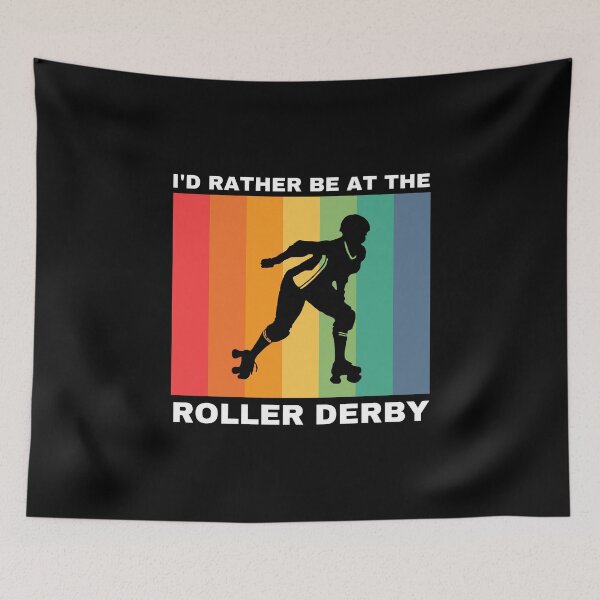 Item preview, I'd Rather Be at the Roller Derby designed and sold by Crafty-Mornings.