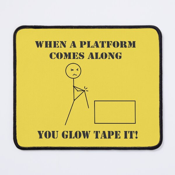 Item preview, Can We Get Some Glow Tape On That? designed and sold by BethNKateCreate.