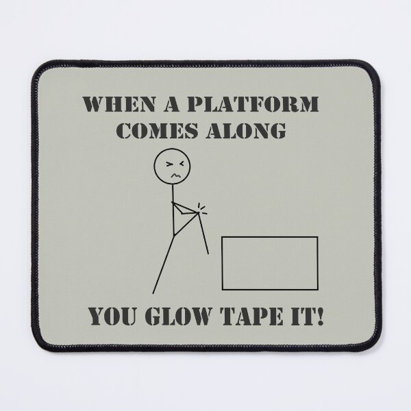 Item preview, Can We Get Some Glow Tape On That? designed and sold by BethNKateCreate.