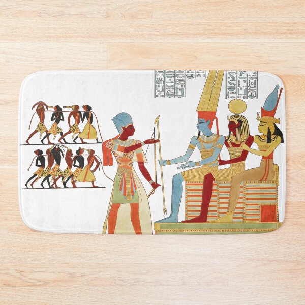 Item preview, Royal Pharaoh Mural with Hieroglyphics designed and sold by mycloudzdesign.