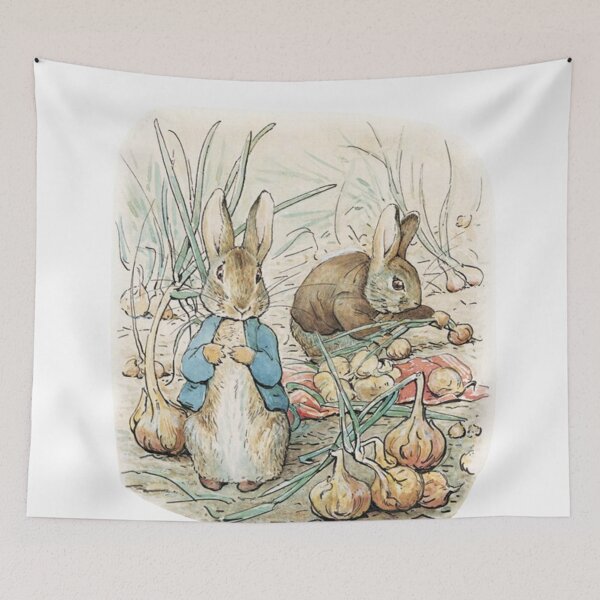 Item preview, Beatrix Potter Benjamin Bunny and Peter Rabbit Illustration  designed and sold by Pinkmagenta.