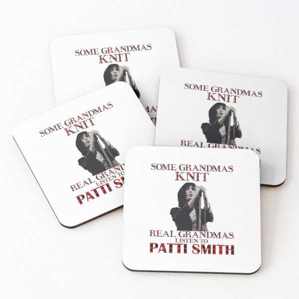 Item preview, Some Grandmas Knit Real Grandmas Listen to Patti Smith   designed and sold by LukeRee.