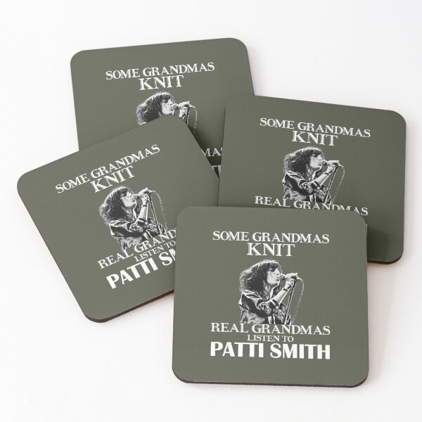 Item preview, Some Grandmas Knit Real Grandmas Listen to Patti Smith    designed and sold by LukeRee.