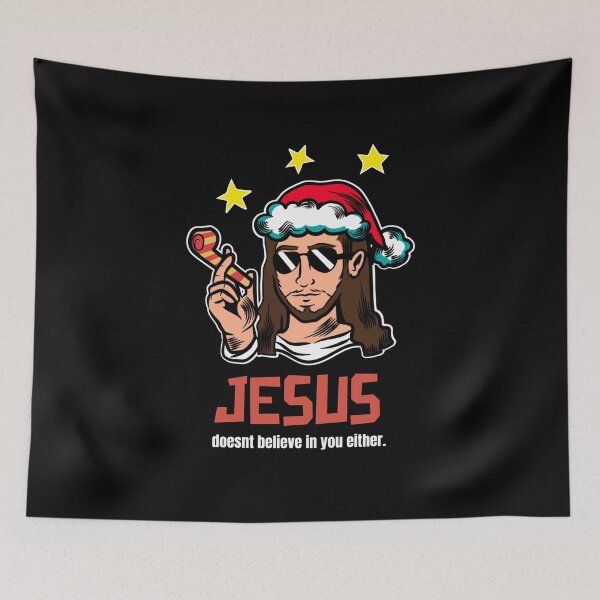 Item preview, Jesus Doesn't Believe in You Either. - Sunglasses | Merry Christmas designed and sold by Polariszero.