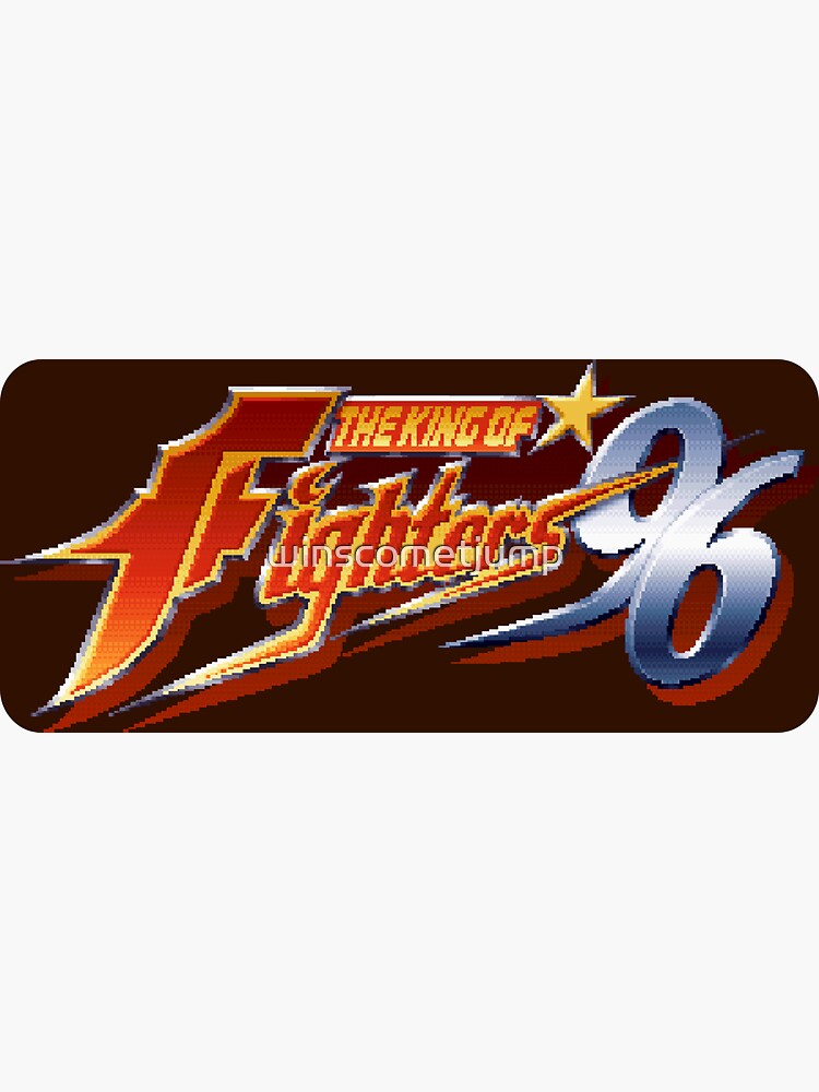  The King of Fighters  96  Neo Geo Title Screen Sticker 