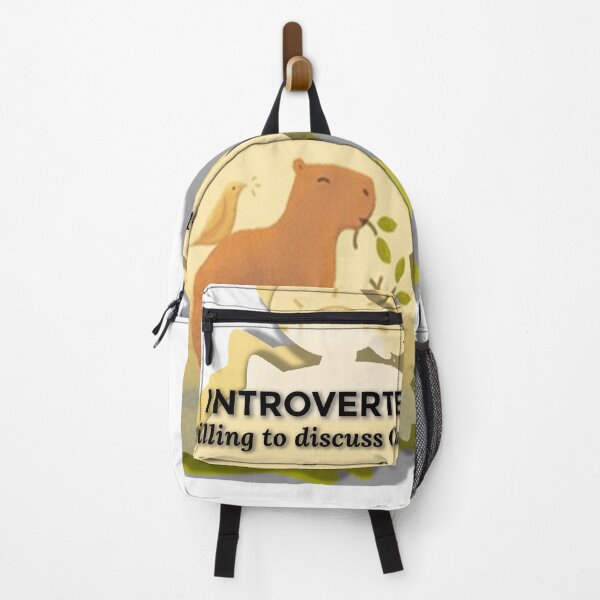 Item preview, INTROVERTED but willing to discuss Capybaras designed and sold by Marwad Haveli.