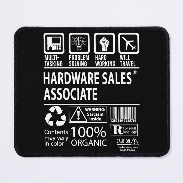 Item preview, Hardware Sales Associate T Shirt - MultiTasking Certified Job Gift Item Tee designed and sold by andahanson.