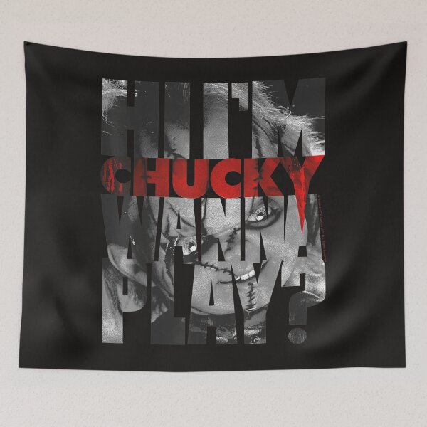 Item preview, Child's Play Hi I'm Chucky Wanna Play Text Fill . designed and sold by cristoferyon.
