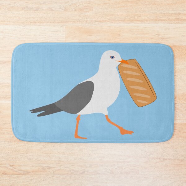 Item preview, Seagull Stealing Sausage Roll British Food Funny designed and sold by cashewdays.