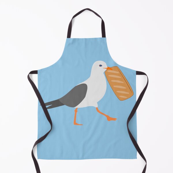 Item preview, Seagull Stealing Sausage Roll British Food Funny designed and sold by cashewdays.