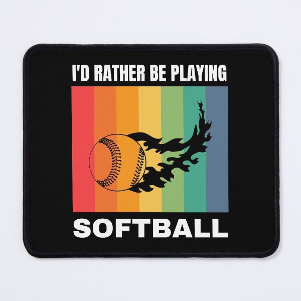 Item preview, I'd Rather Be Playing Softball designed and sold by Crafty-Mornings.