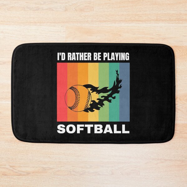 Item preview, I'd Rather Be Playing Softball designed and sold by Crafty-Mornings.
