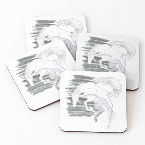 Item preview, Abstract Sketch Horse Composition designed and sold by Tayastore.