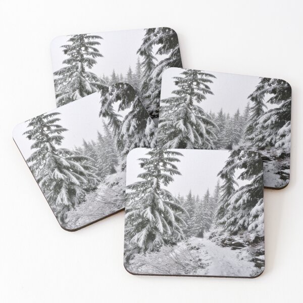 Item preview, Snowy hike in Mount Rainier National Park designed and sold by naturecdesigns.