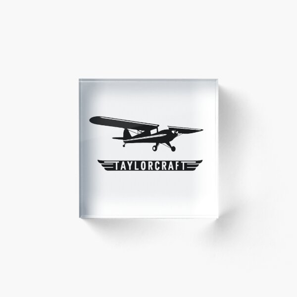 Taylortcraft Logo Acrylic Block
