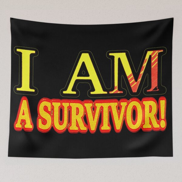 Item preview, Cute Artwork Design "SURVIVOR". Buy Now designed and sold by Health And Fitness Posts e-Store.
