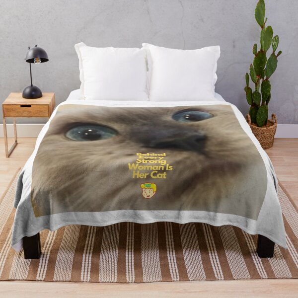 Item preview, Behind every strong woman is her cat designed and sold by thundercandy.