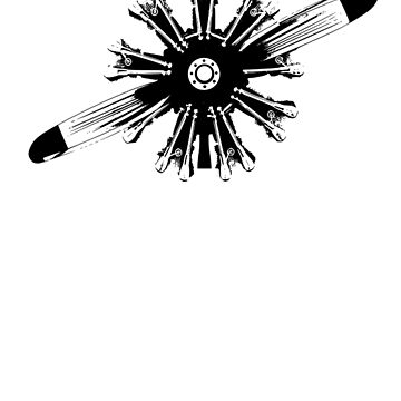 Artwork thumbnail, Radial Aircraft Engine by cranha