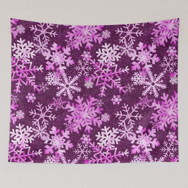 Item preview, Snowflakes are Falling-Fuchsia designed and sold by AmeyCamp.