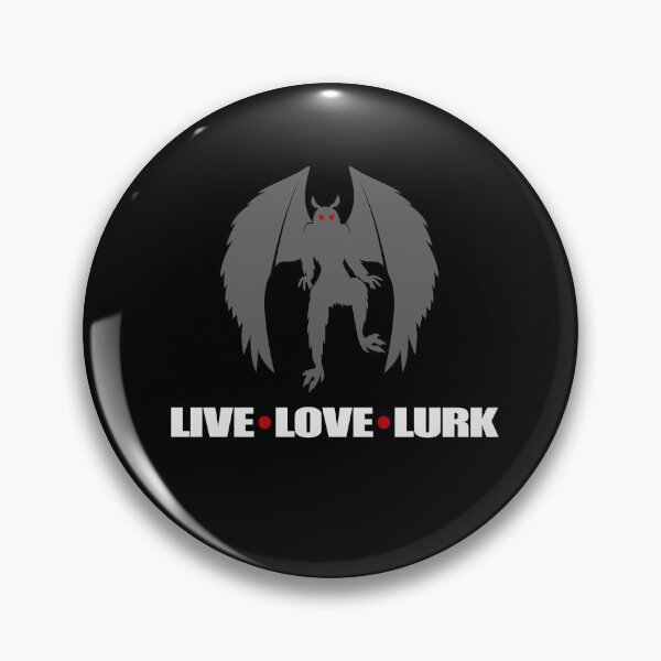 Item preview, Mothman: Live, Love, Lurk (Version 2) designed and sold by murkyswamp.