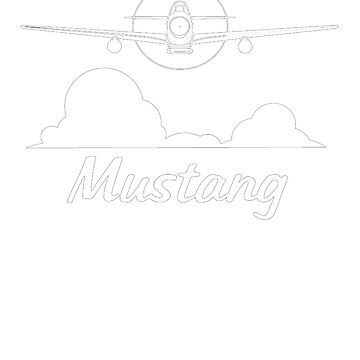 Artwork thumbnail, P-51 Mustang Clouds by cranha