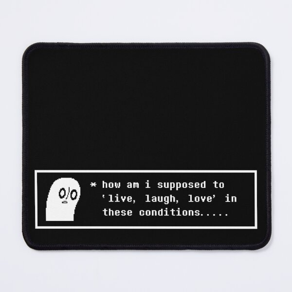Item preview, Napstablook's Life Advice - Undertale Dialogue designed and sold by rorborw.
