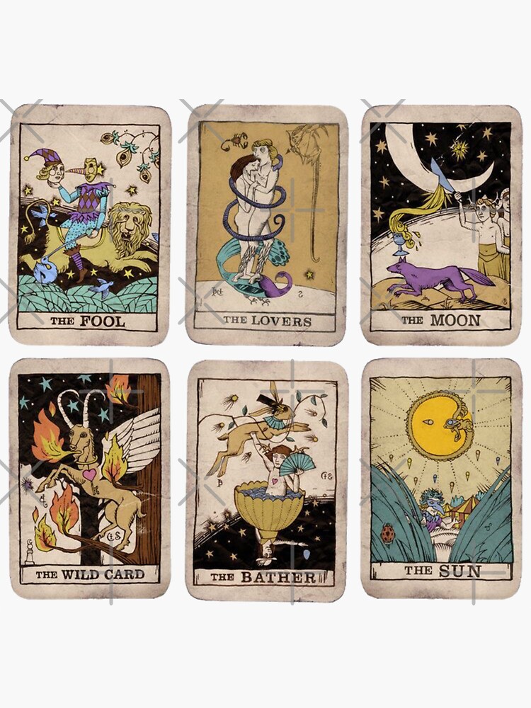 tarot card sticker pack | Sticker