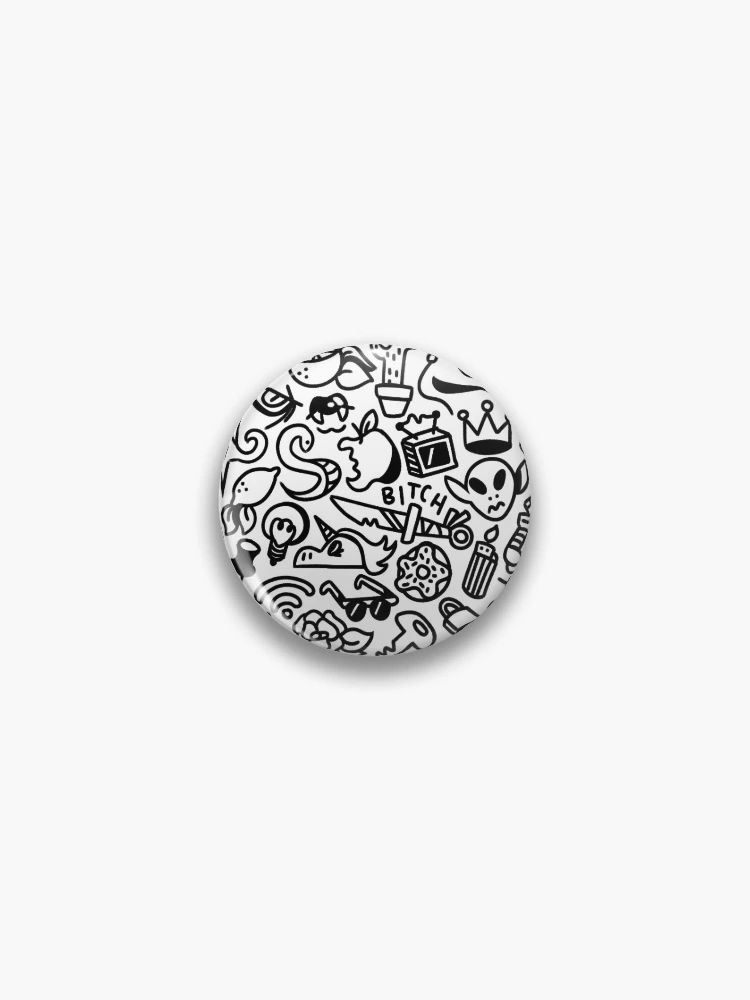 Thumbnail 1 of 3, Pin, doodledaze designed and sold by RNJDesign.